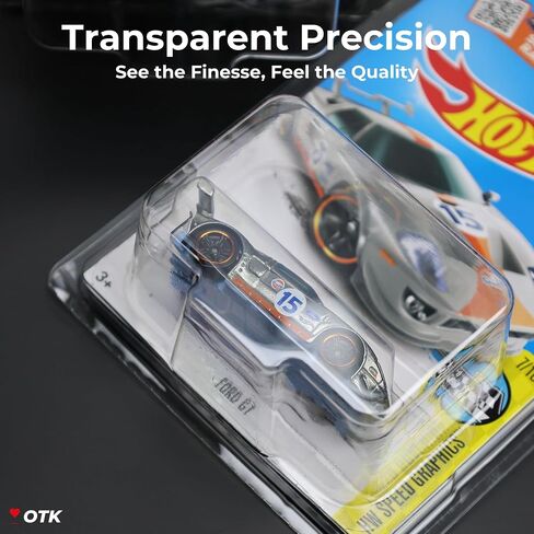 26-Pack Mainline Storage Protector Case for Hot Wheels and Matchbox Standard, Ultimate Clarity, Durable Display Shields, Protector Packs, Plastic Case Protector, OneTheKing in Saudi Arabia