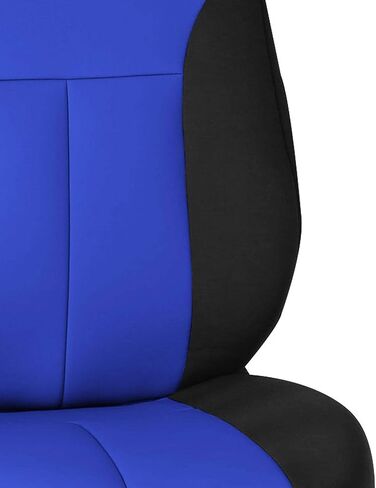 FH Group Front Set غطاء مقعد السيارة من النيوبرين للمقاعد المنخفضة الظهر مع مسند رأس قابل للإزالة، ملاءمة عالمية، متوافق مع الوسادة الهوائية، غطاء مقعد لسيارات الدفع الرباعي والشاحنة، أسود in Kuwait