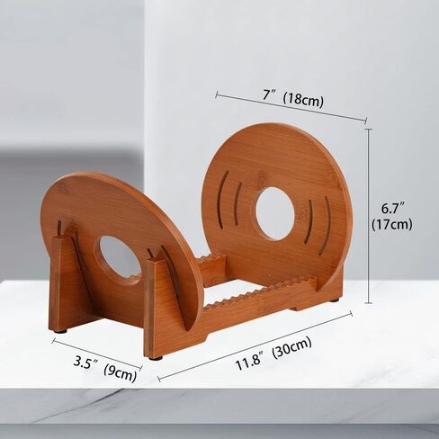 حامل تخزين تسجيلات الفينيل - رف عرض ألبوم الموسيقى العتيق على سطح الطاولة - رف منظم تخزين سجلات الفينيل - حامل LP قائم حديث - يحمل ما يصل إلى 50 ألبومًا أو قرصًا مضغوطًا - الخيزران - بني فاتح in Kuwait