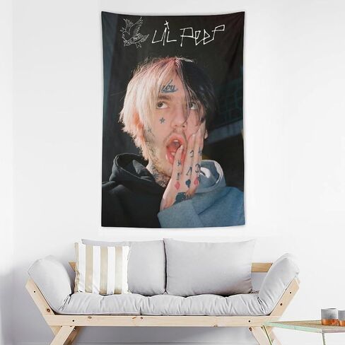 BeeestTapestry الانتحار الهيب هوب الأولاد نسيج الرعب الجمجمة نسيج لغرفة النوم الجمالية المفروشات جدار ديكور شنقا لغرفة المعيشة 40 ""x60"" in Kuwait