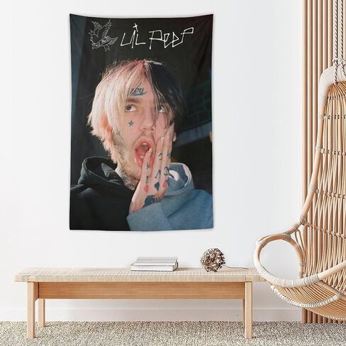 BeeestTapestry الانتحار الهيب هوب الأولاد نسيج الرعب الجمجمة نسيج لغرفة النوم الجمالية المفروشات جدار ديكور شنقا لغرفة المعيشة 40 ""x60"" in Kuwait