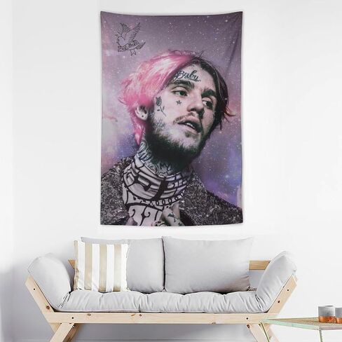 BeeestTapestry الانتحار الهيب هوب الأولاد نسيج الرعب الجمجمة نسيج لغرفة النوم الجمالية المفروشات جدار ديكور شنقا لغرفة المعيشة 40 ""x60"" in Saudi Arabia