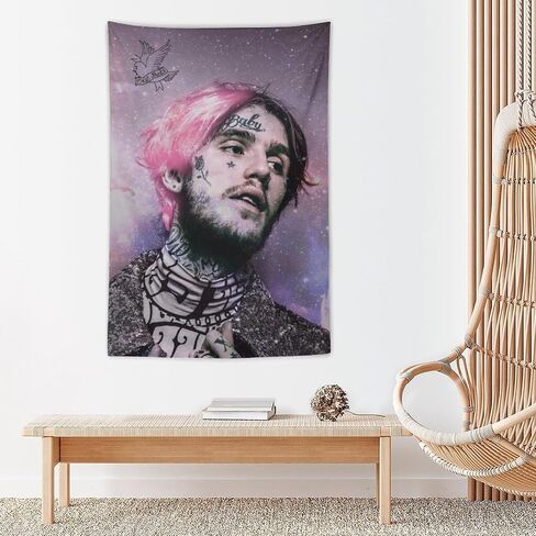 BeeestTapestry الانتحار الهيب هوب الأولاد نسيج الرعب الجمجمة نسيج لغرفة النوم الجمالية المفروشات جدار ديكور شنقا لغرفة المعيشة 40 ""x60"" in Saudi Arabia