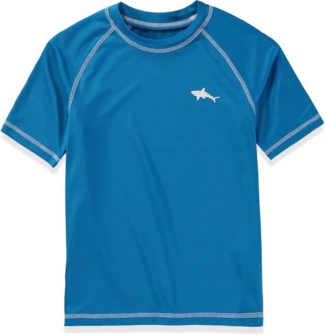 Big Chill Boys' Rash Guard Short Sleeve Rashguard Swim Shirt UPF 50+, 2-Pack in Saudi Arabia