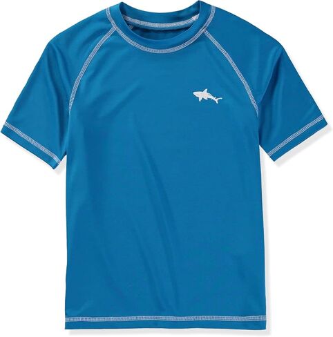 Big Chill Boys' Rash Guard Short Sleeve Rashguard Swim Shirt UPF 50+, 2-Pack in Saudi Arabia
