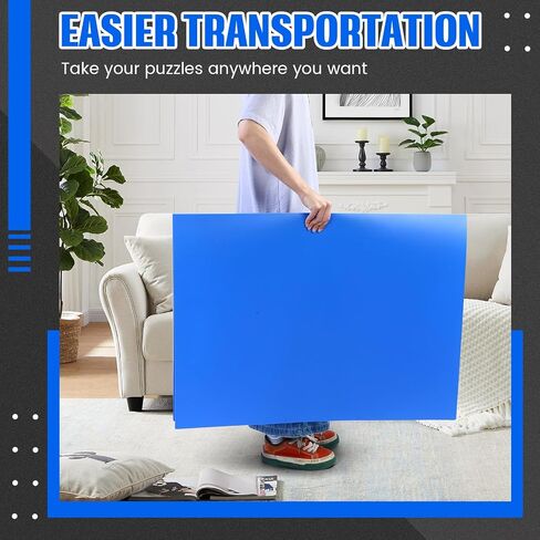 Nezyo Puzzle Storage Folder Keeper for 1000-pieces Jigsaw Puzzle Organizers and Storage Large Capacity Puzzle Storage Organizer with 30 Pockets, Dustproof and Protective Portable Puzzle Accessory in Saudi Arabia