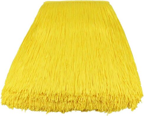 Heartwish268 Fringe Trim Lace Polyerter Fibre Tassel 12inch（″） Wide 10 Yards Long for Clothes Accessories and Latin Wedding Dress and DIY Lamp Shade Decoration Black Rose Pink in Saudi Arabia