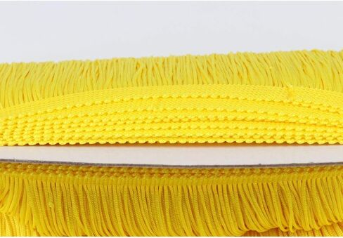 Heartwish268 Fringe Trim Lace Polyerter Fibre Tassel 12inch（″） Wide 10 Yards Long for Clothes Accessories and Latin Wedding Dress and DIY Lamp Shade Decoration Black Rose Pink in Saudi Arabia