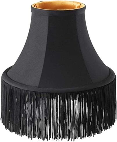 Heartwish268 شرابة من ألياف البوليستر من الدانتيل مقاس 12 بوصة (″) واسعة بطول 10 ياردات لإكسسوارات الملابس وفستان الزفاف اللاتيني وديكور غطاء المصباح DIY باللون الأسود والوردي الوردي in Kuwait