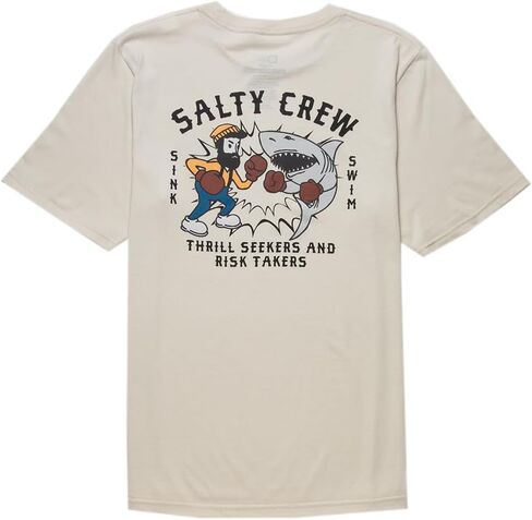 Salty Crew Boy's Fish Fight Short Sleeve Tee (Little Kids/Big Kids) in Saudi Arabia