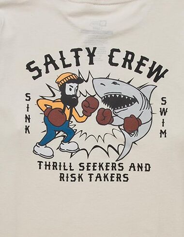 Salty Crew Boy's Fish Fight Short Sleeve Tee (Little Kids/Big Kids) in Saudi Arabia