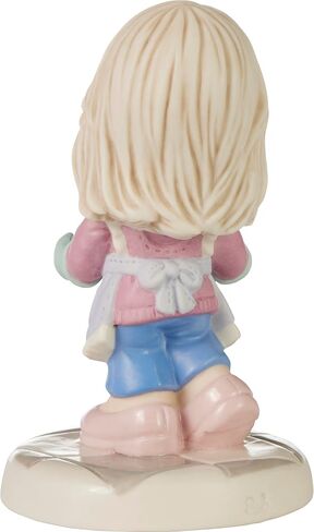 Precious Moments Grandma Figurine | Sweetest Grandma Bisque Porcelain Figurine Hand-Painted in Saudi Arabia