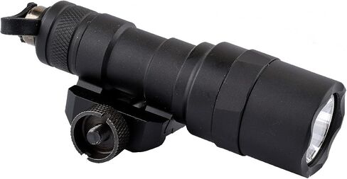 KECPVLI Tactical LED Mini Scout Weaponlights Single Mode Hunting Light with Pressure Switch and Rifle Mount Black in Saudi Arabia