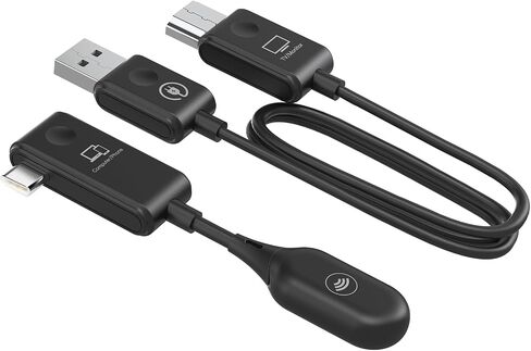 موسع لاسلكي MINIX C1 USB-C HDMI، 1080P 60 هرتز، خفيف الوزن، محمول، التوصيل والتشغيل لأجهزة الكمبيوتر المحمولة، الكمبيوتر الشخصي، الهواتف الذكية، وحدات التحكم بالألعاب، البث، انعكاس الشاشة، IP15، Android، 164 قدمًا، بدون سائق in Kuwait