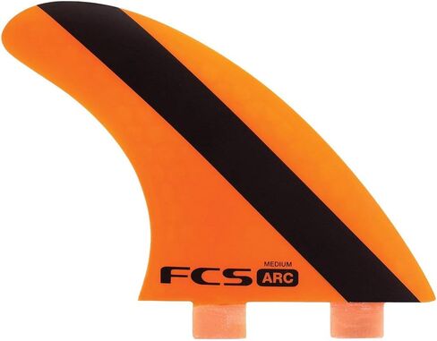 FCS ARC Performance Core Surfboard Tri Fin Set - Orange /Black in Saudi Arabia