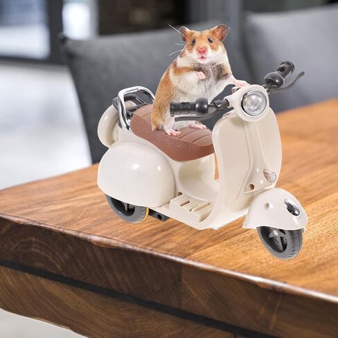 Mipcase Hamster Motorcycle Small Plastic Ducks Music Decor Car Motorcycle Guinea Pig Electric Hamster Motorcycle Plastic Chinchilla Motorcycle Compact Hamster Bike in Saudi Arabia