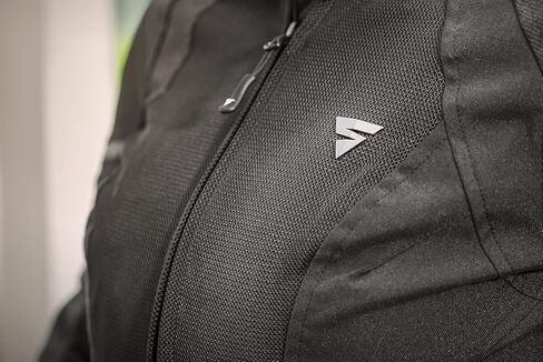 SHIMA JET - لوحات شبكية مسامية، مقاومة للماء، غشاء قابل للإزالة، واقي خلفي من المستوى 2 متضمن، تعديل متقدم (أسود، L) in Kuwait