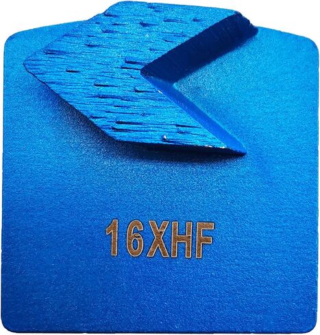 Globaldragon 9 Pcs Pro REDICLOCK Diamond Grinding Shoes Extra Soft Bond for Hard Floor (Grit Optional), Husqvarna Machine (25 Grit - 2 Rectangle Segment XS Floor), Metallic Blue (RL1) in Saudi Arabia