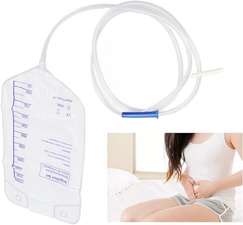 Atyhao Enema Bag Set,1750ml Enema Bag Colonic Irrigation Cleansing Kit for Home Coffee Milk Colon Cleansing in Saudi Arabia
