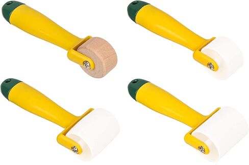 4 قطع من أسطوانة خياطة اللحف، أسطوانة درز صغيرة لخياطة الدرزات، أسطوانة ورق جدران لخياطة اللحف، الخياطة، الطباعة، الحبر، ورق الحائط، ديكور المنزل in Kuwait