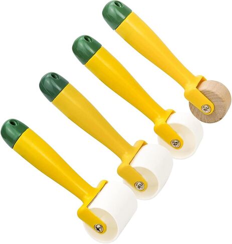 4 قطع من أسطوانة خياطة اللحف، أسطوانة درز صغيرة لخياطة الدرزات، أسطوانة ورق جدران لخياطة اللحف، الخياطة، الطباعة، الحبر، ورق الحائط، ديكور المنزل in Kuwait