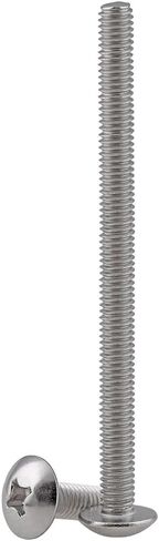 Adiyer 40 حزمة متري M4 × 40 مم مسامير آلة لمقبض سحب مقبض درج الخزانة، 304 الفولاذ المقاوم للصدأ، مسامير رأس الجمالون، محرك فيليبس in Kuwait