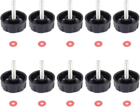 Pack of 10 Fishing Reel Handle Screw Caps Replacement for Spinning Reel Power Handle Knob Rapairing DIY Tool Accessories Fishing Reel Replacement Parts in Saudi Arabia
