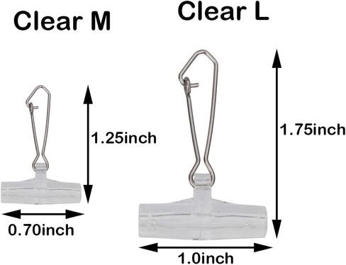 Laxygo 30pcs Fishing Sinker Slides with Hooked Snap Fishing Line Connectors with Duo-Lock Snaps in Saudi Arabia