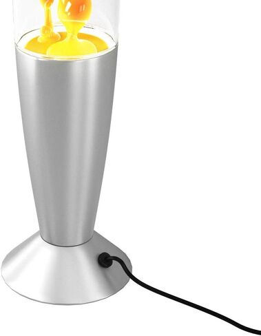 Irvy Motion Lamp 13.5'', Beautiful Liquid Entertaining Tabletop Lamp for Adults and Kids, White Clear Liquid with Silver Base Decorative Lights, Gift for Christmas and Birthday (Red) in Saudi Arabia