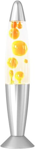 Irvy Motion Lamp 13.5'', Beautiful Liquid Entertaining Tabletop Lamp for Adults and Kids, White Clear Liquid with Silver Base Decorative Lights, Gift for Christmas and Birthday (Red) in Saudi Arabia