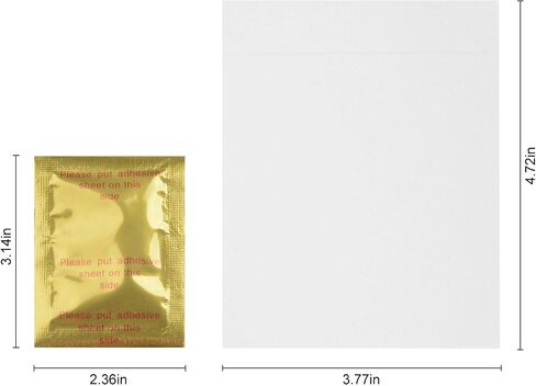 100PCS Foot Pads Professional Anti-Stress Relief Foot Pads Natural Deep Cleanse Ginger Feet Pads for Relieve Stress Improve Sleep (Golden) in Saudi Arabia