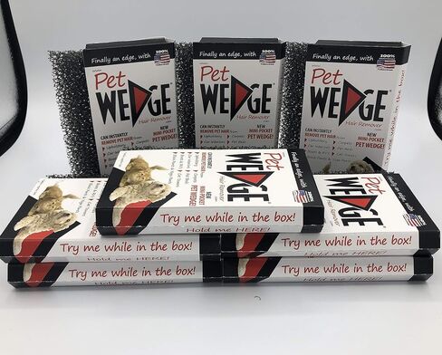 Pet Wedge Mini-Pocket Pet Hair Remover 8 Pack Bonus Pack in Saudi Arabia