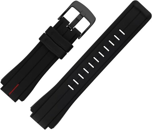 Topuly 24mm x16mm Rubber Watch Band replacement for Timex T2N720 T2N721 T2N739 TW2T76500 TW2T76300 TW2T76400 Silicone Strap Wirstband accessories for Men and Women in Saudi Arabia