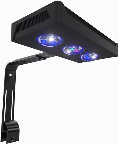 Coralview Aquarium Reef LED Light 30 Watts A029 Aqua Knight V2 Dimmable Full Spectrum Marine Saltwater Coral LED Light with Touch Control for Nano Tank LPS SPS FOT Tank in Saudi Arabia