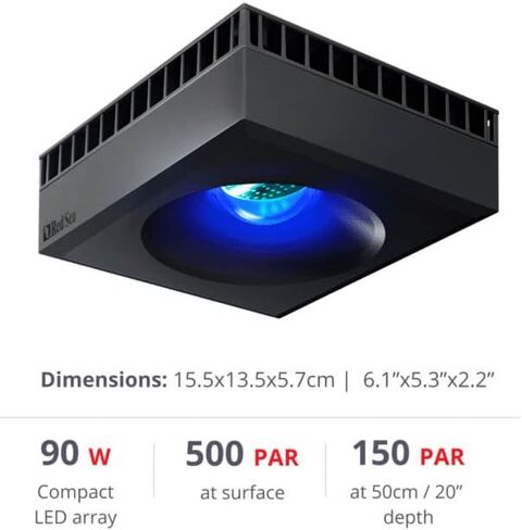 Red Sea ReefLED 90 Watt Saltwater Aquarium Light Reef | ReefBeat App Controlled for Fish Tank LED Lights for Corals Reef Marine in Saudi Arabia