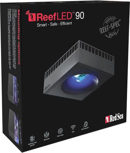 Red Sea ReefLED 90 Watt Saltwater Aquarium Light Reef | ReefBeat App Controlled for Fish Tank LED Lights for Corals Reef Marine in Saudi Arabia