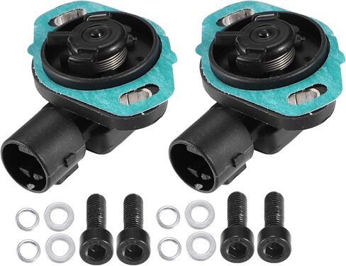 Motoforti Throttle Position Sensor, for Honda Accord 1994-1995, Plastic, No.37825PAAA01/16400P06A11/16400P0AA50, Black, 2pcs in Saudi Arabia