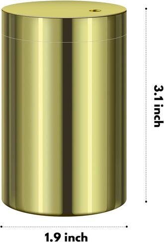 Urbanstrive Toothpick Holder Toothpicks 304 Stainless Steel Toothpick Dispenser with 400 Bamboo Toothpicks for Appetizers Craft, Party, Cocktail Picks, Cleaning Teeth, Gold in Saudi Arabia