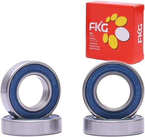 FKG 6902-2RS 15x28x7mm Deep Groove Ball Bearing Double Rubber Seal Bearings Pre-Lubricated 4 Pcs in Saudi Arabia