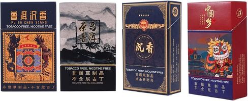 Smoking Cessation Products, Herbal Sticks, Nicotine Free, Tobacco Free, Help Stop Smoking, Smokeless Inhalers，4packs, 80 Sticks in Kuwait