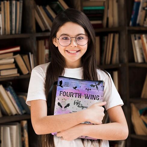 غلاف كتاب Romantasy Dark Academia Dragons، هدية قارئ رواية خيالية، هدايا مستوحاة من الكتاب، هدية مستوحاة من الكتاب، غطاء كتاب واقي للكتب الورقية هدايا لمحبي كتب التنانين (كتاب التنين-أرجواني 2) in Kuwait