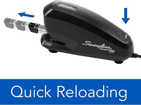 Swingline Electric Stapler, 25 Sheet Capacity, Speed Pro 25, Black (S7042150) in Saudi Arabia