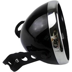 Motorcycle Headlight Cover 7 Inch Head Lamp Bucket Motorcycle 7" Headlight Housing Mount Cover Shell for Cafe Motorcycle Headlight Grill Cover in Kuwait