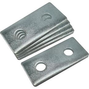 10 عبوات - 2 فتحة، دعامة توصيل مسطحة لـ 1/2 بوصة في قناة تبختر 1-5/8 بوصة - شديدة التحمل، مجلفنة كهربائيًا (10) in Kuwait