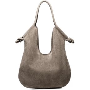 Large Suede Hobo Bags for Women Trendy Shoulder Bag Tote Satchel for Work Travel in Kuwait