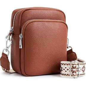 KALIDI Shoulder Bag Clear Stadium Approved Crossbody Handbag Zipper Leather Purse Sports Concert Airport Station in Kuwait