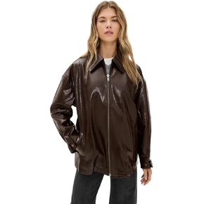 Free People Women's Sloane Faux Leather Jacket in Saudi Arabia