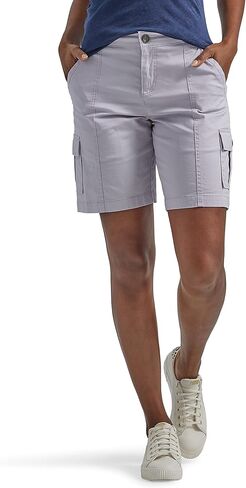 Lee Women's Petite Flex-to-go Mid-Rise Cargo Bermuda Short in Saudi Arabia