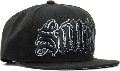 قبعة Sullen Juan Pajo Tattoo Lifestyle Graphic Snapback Artist Series Flat Bill Hat باللون الأسود in Kuwait