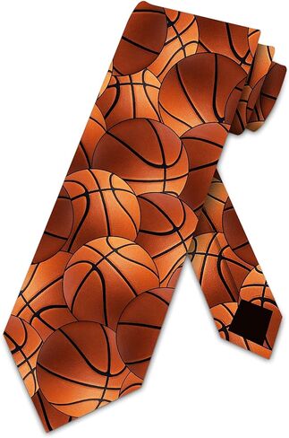 Three Rooker Basketball Tie Mens Sports Neckties in Saudi Arabia